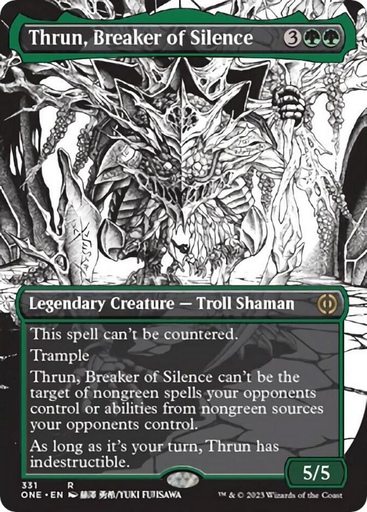 Thrun, Breaker of Silence (Borderless) #331 Phyrexia: All Will Be One
