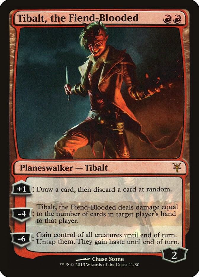 Tibalt, the Fiend-Blooded #41 FOIL Duel Decks: Sorin vs. Tibalt