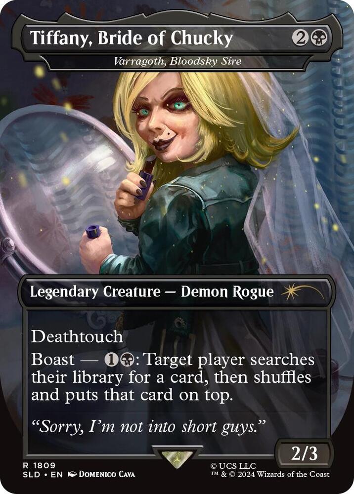Tiffany, Bride of Chucky (Varragoth, Bloodsky Sire) #1809 FOIL Secret Lair Drop Series