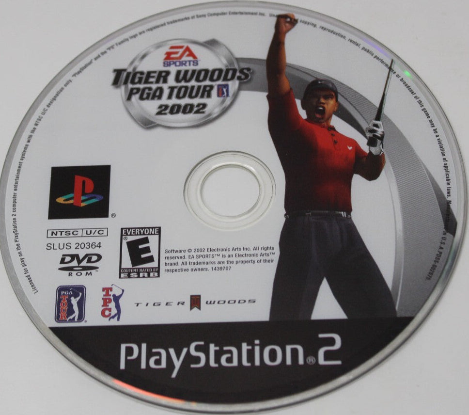 PS2 Tiger Woods PGA Tour 2002 (Disc Only)