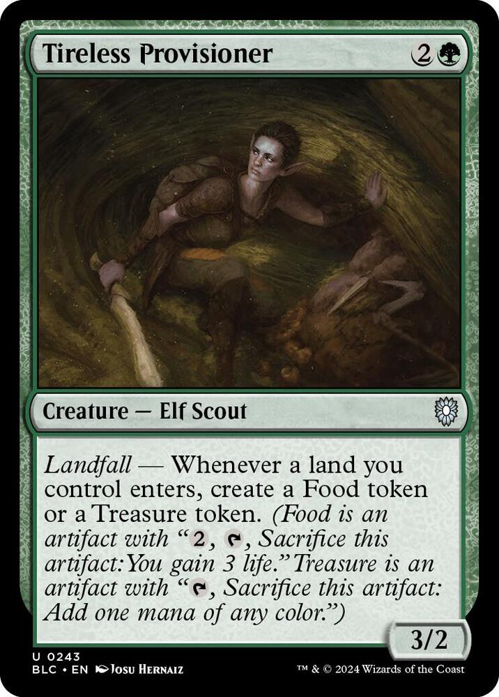 Tireless Provisioner #243 Commander: Bloomburrow