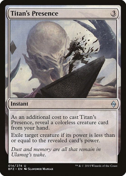 Titan's Presence #14 FOIL Battle for Zendikar