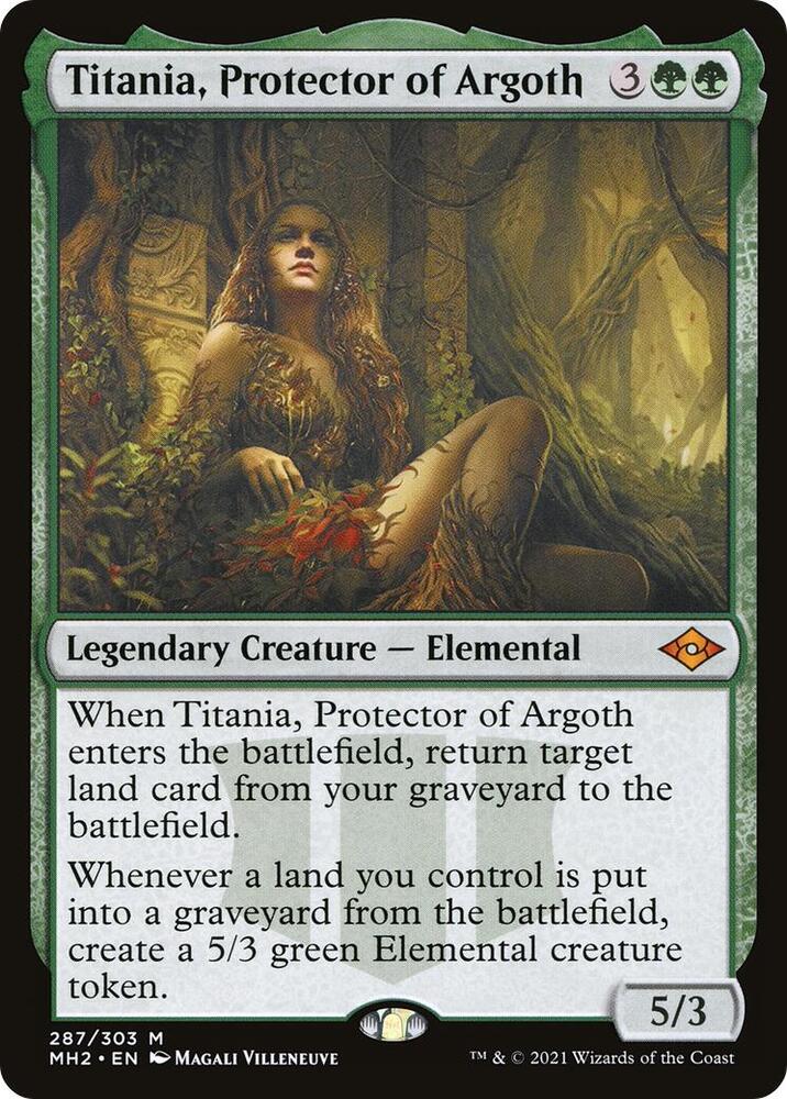 Titania, Protector of Argoth #287 FOIL Modern Horizons 2
