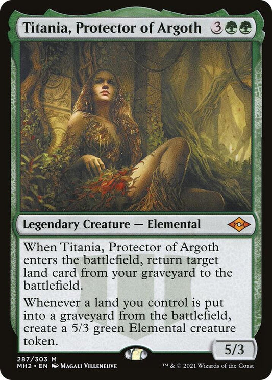 Titania, Protector of Argoth #287 FOIL Modern Horizons 2