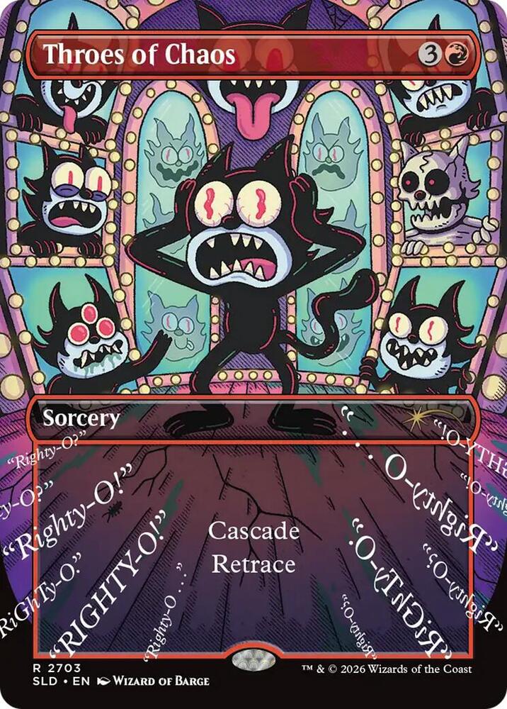 Throes of Chaos #2703 FOIL Secret Lair Drop Series
