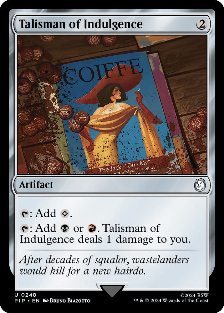 Talisman of Indulgence #248 Universes Beyond: Fallout