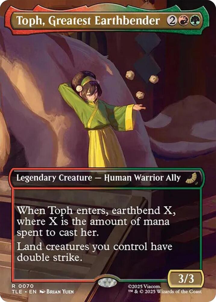 Toph, Greatest Earthbender (Borderless) #70 Avatar: The Last Airbender: Eternal Legal