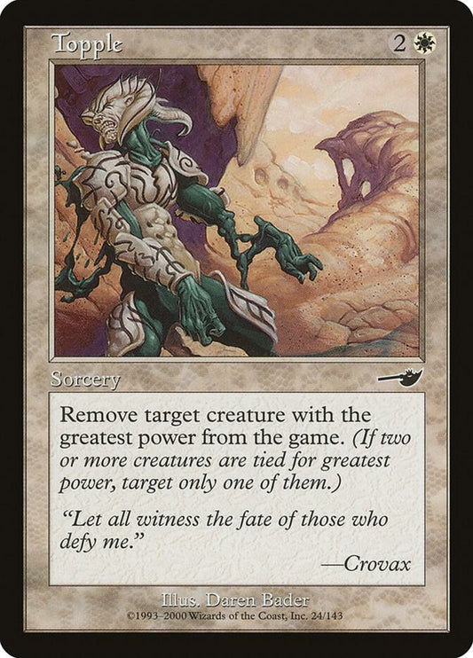 Topple #24 FOIL Nemesis