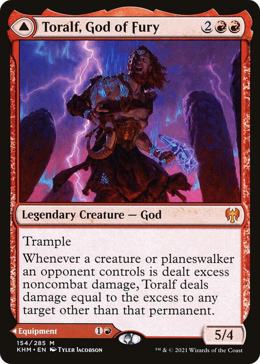 Toralf, God of Fury #154 Kaldheim