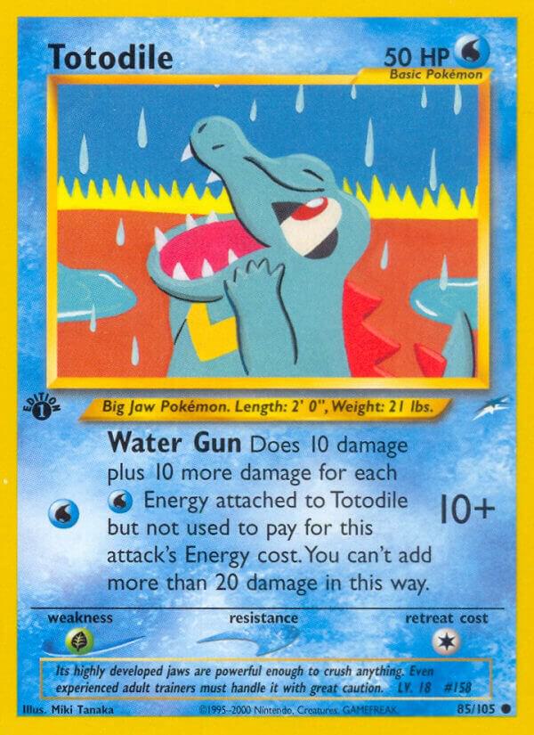 Totodile (1st Edition) #85 Neo Destiny