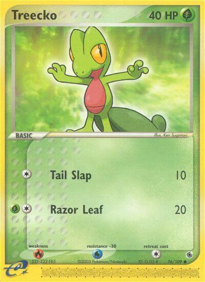 Treecko #76 Ruby and Sapphire