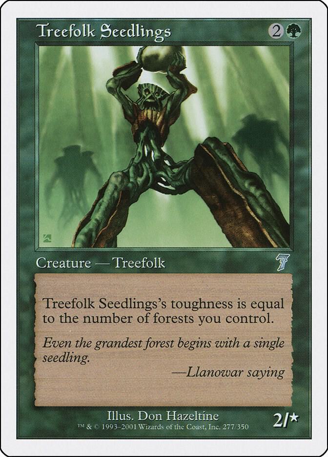 Treefolk Seedlings #277 7th Edition