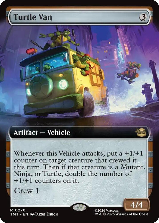 Turtle Van (Extended Art) #278 Teenage Mutant Ninja Turtles