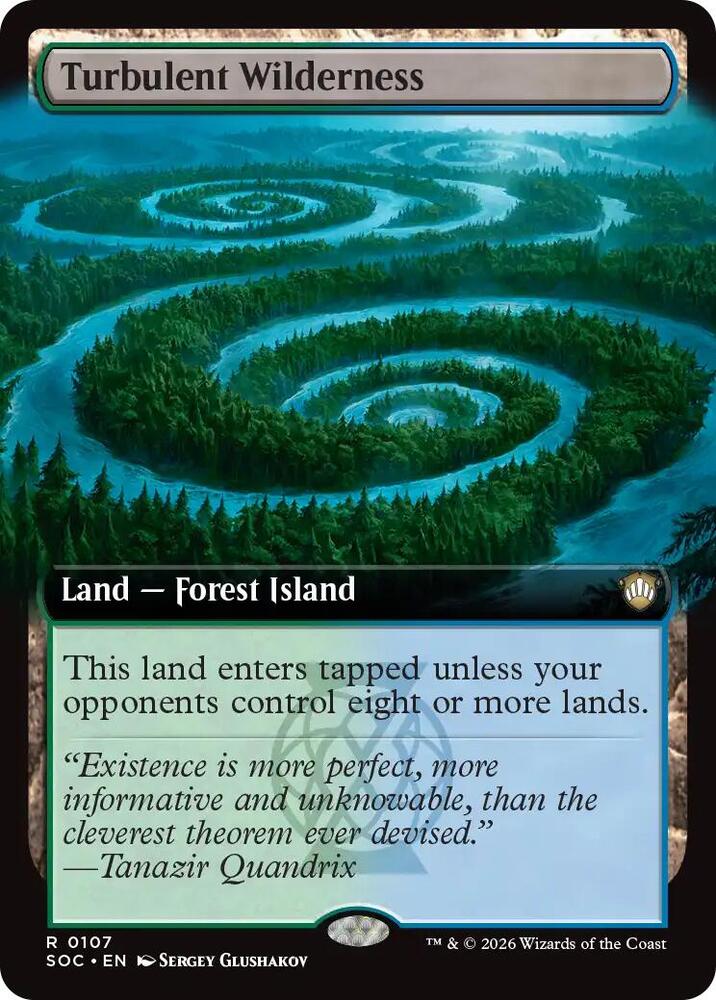 Turbulent Wilderness (Extended Art) #107 Commander: Secrets of Strixhaven