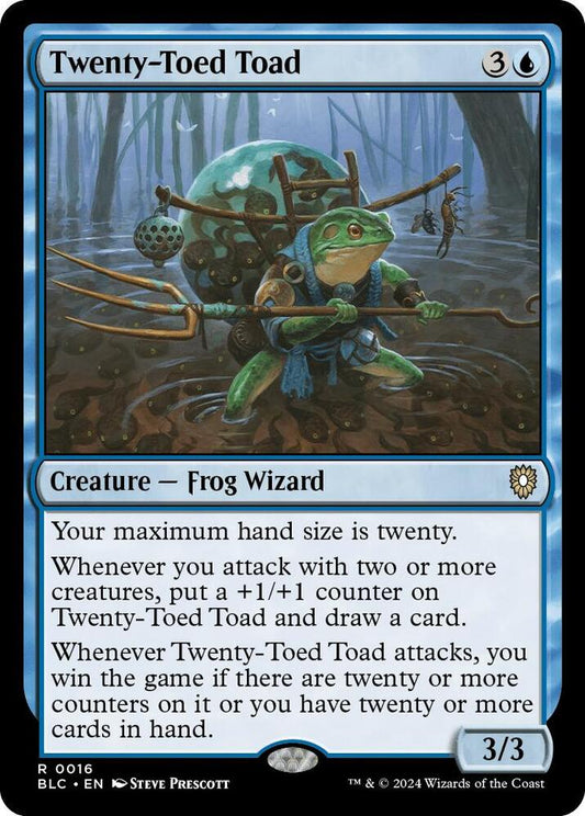 Twenty-Toed Toad #16 Commander: Bloomburrow