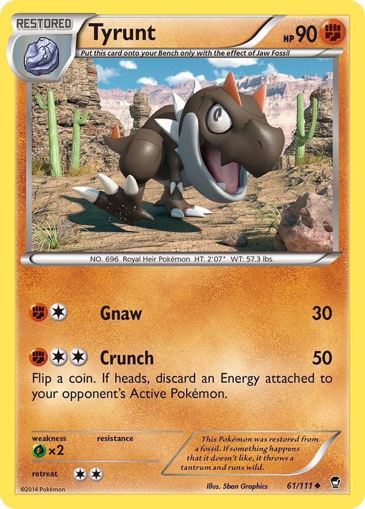 Tyrunt #61 XY - Furious Fists