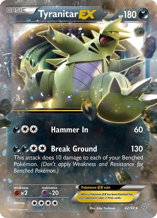 Tyranitar EX #42 XY - Ancient Origins