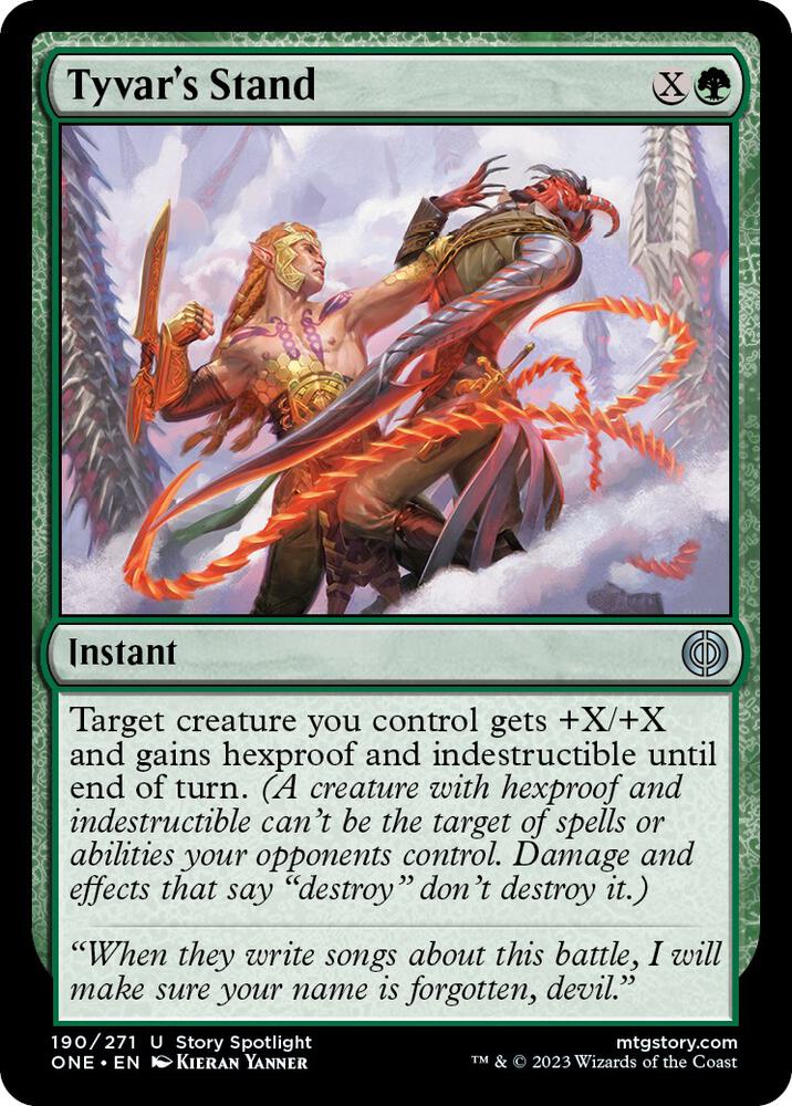 Tyvar's Stand #190 Phyrexia: All Will Be One