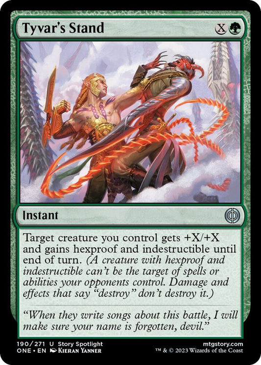 Tyvar's Stand #190 Phyrexia: All Will Be One
