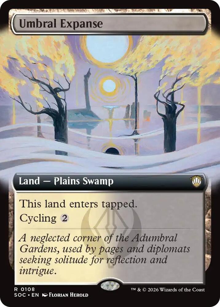 Umbral Expanse (Extended Art) #108 Commander: Secrets of Strixhaven