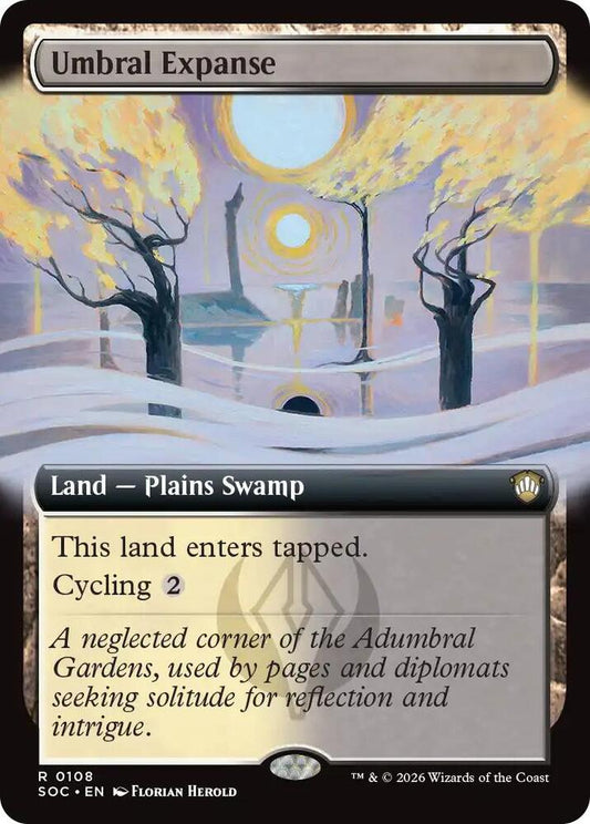 Umbral Expanse (Extended Art) #108 Commander: Secrets of Strixhaven
