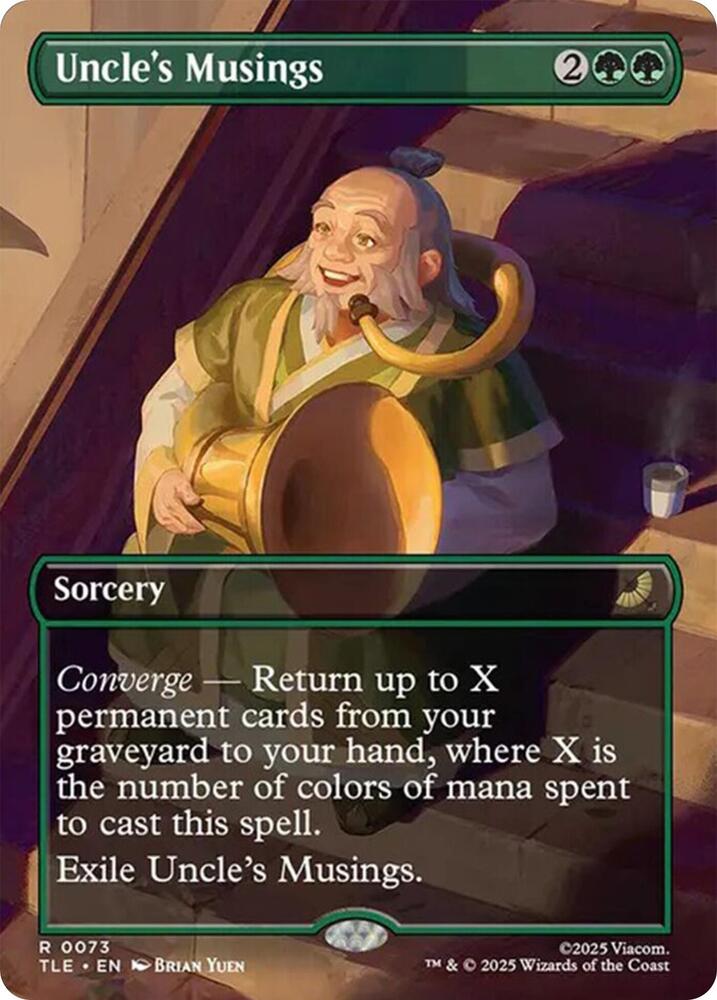 Uncle's Musings (Borderless) #73 FOIL Avatar: The Last Airbender: Eternal Legal