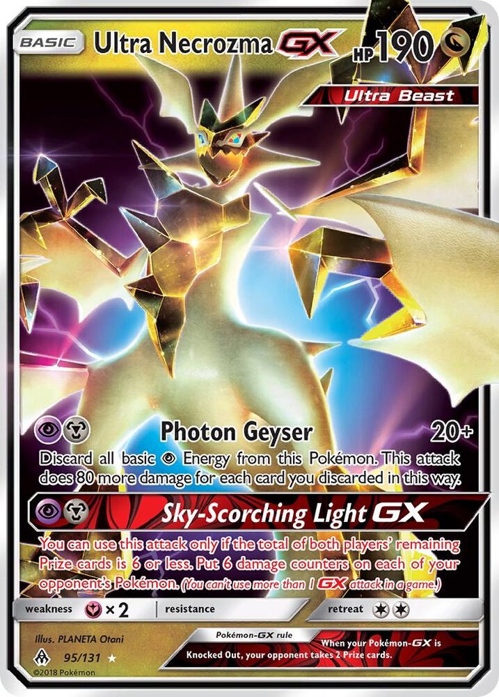 Ultra Necrozma GX #95 SM: Forbidden Light