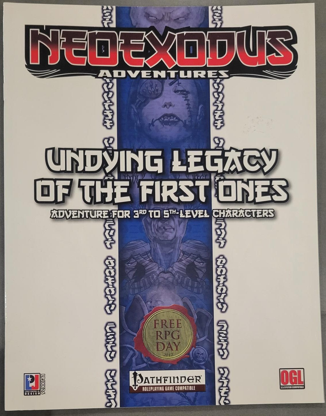 Neoexodus Adventures Undying Legacy of the First Ones Pathfinder Compatible (2012)