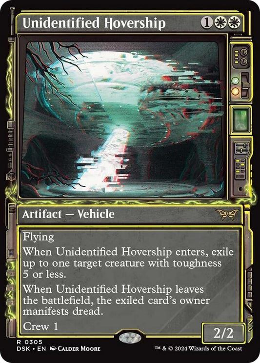 Unidentified Hovership #305 (Showcase) FOIL Duskmourn: House of Horror