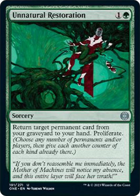 Unnatural Restoration #191 FOIL Phyrexia: All Will Be One