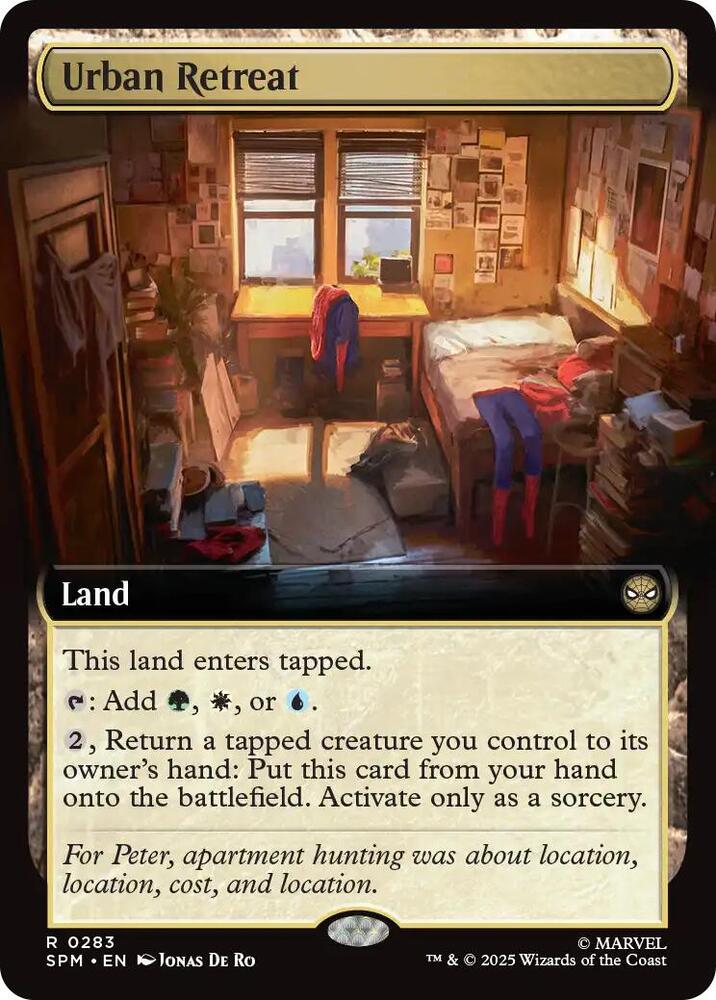 Urban Retreat (Extended Art) #283 FOIL Marvel's Spider-Man