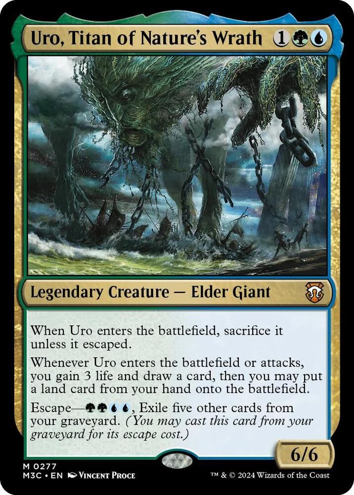 Uro, Titan of Nature's Wrath #277 Commander: Modern Horizons 3