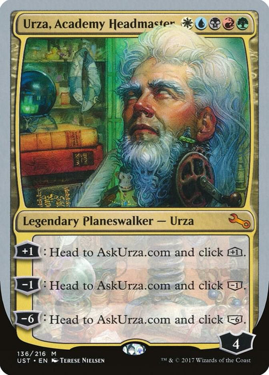 Urza, Academy Headmaster #136 Unstable
