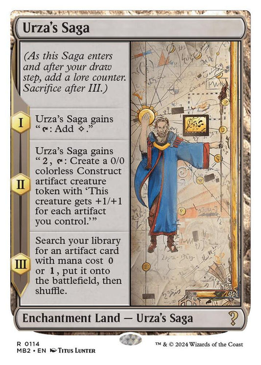Urza's Saga #114 (White Border) Mystery Booster 2