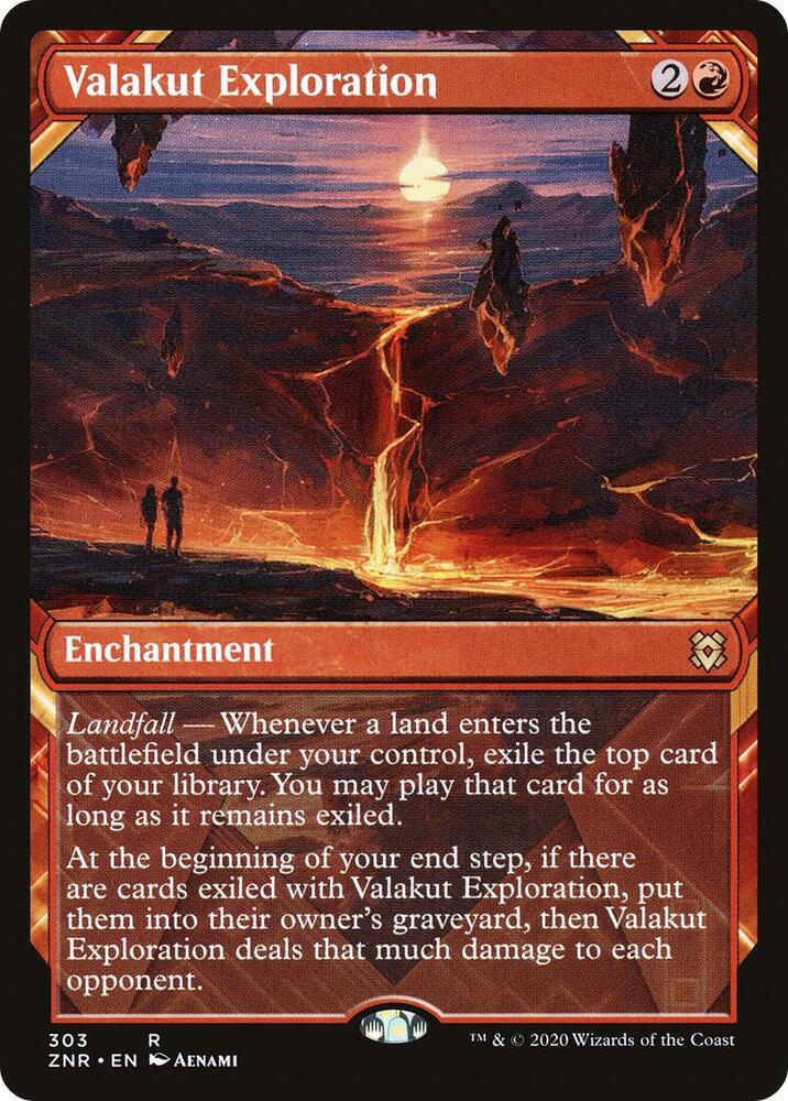 Valakut Exploration #303 (Showcase) Zendikar Rising