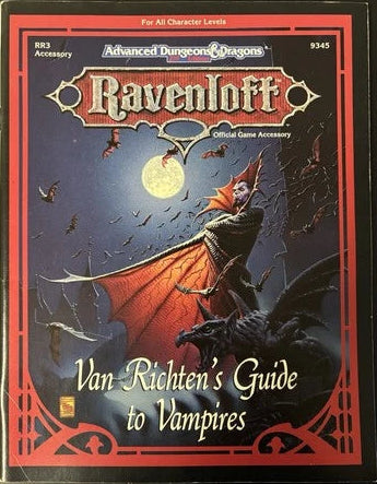 Dungeons & Dragons Ravenloft Van Richten's Guide to Vampires (2nd Edition) (1991)