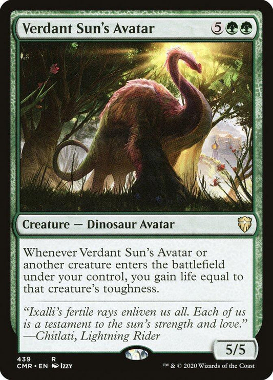Verdant Sun's Avatar #439 Commander Legends