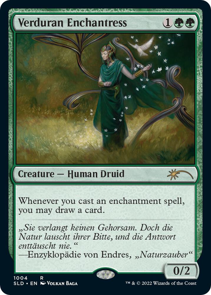 Verduran Enchantress #1004 Secret Lair Drop Series