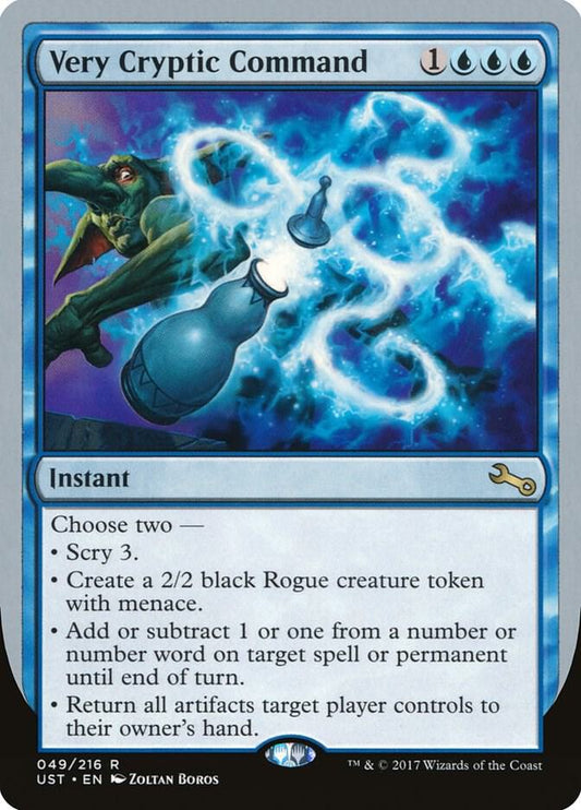 Very Cryptic Command #49 (F) Unstable