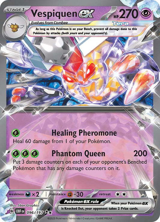 Vespiquen EX #96 SV03: Obsidian Flames