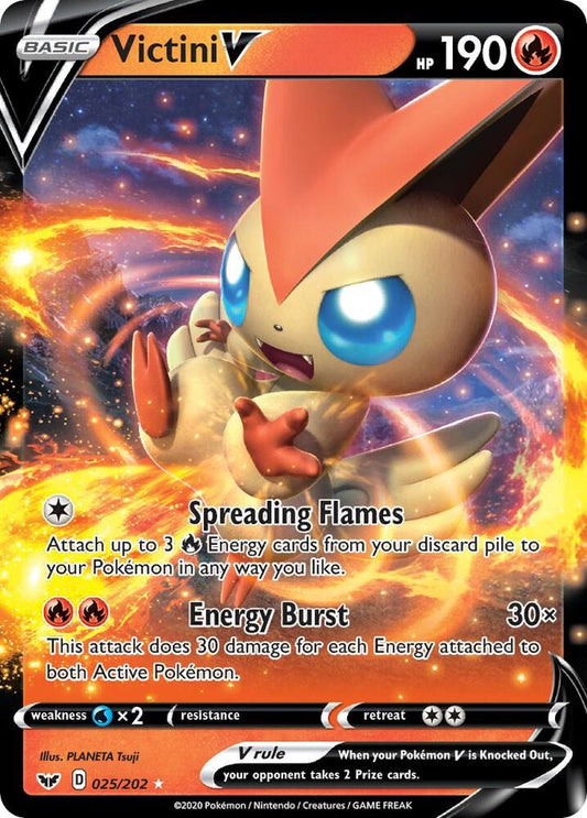 Victini V #25 SWSH01: Sword & Shield Base Set