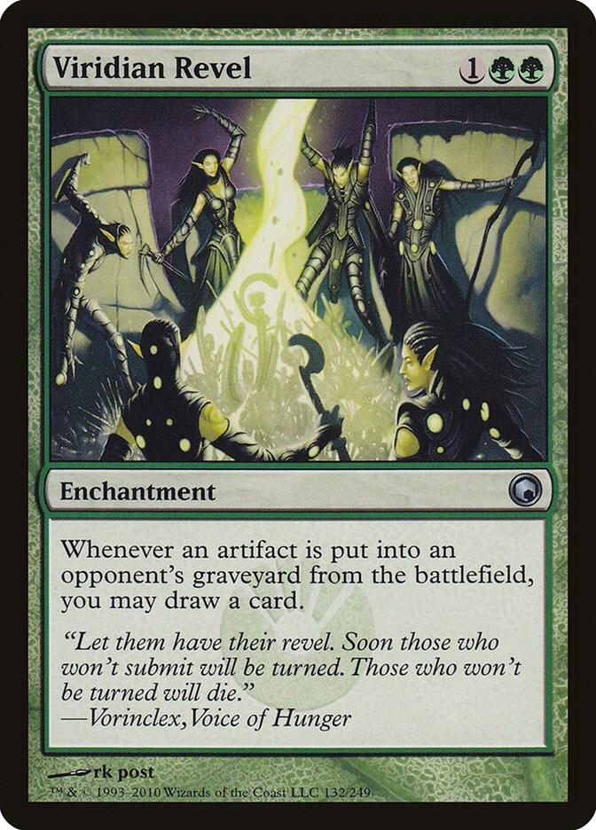 Viridian Revel #132 FOIL Scars of Mirrodin