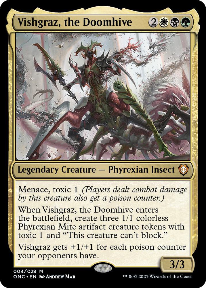 Vishgraz, the Doomhive #4 FOIL Commander: Phyrexia: All Will Be One