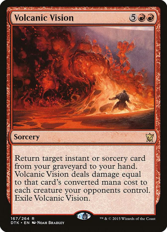 Volcanic Vision #167 FOIL Dragons of Tarkir