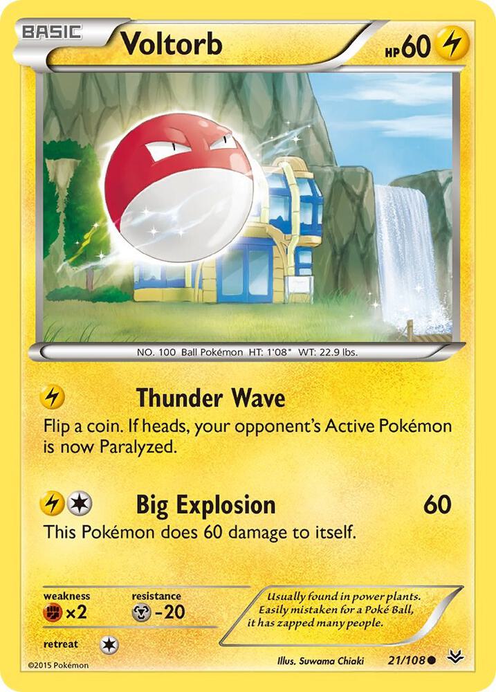 Voltorb #21 FOIL XY - Roaring Skies