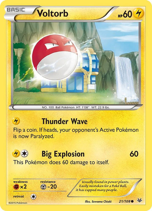 Voltorb #21 FOIL XY - Roaring Skies