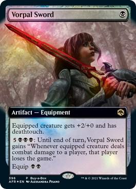 Vorpal Sword #396 FOIL Buy-A-Box Promos
