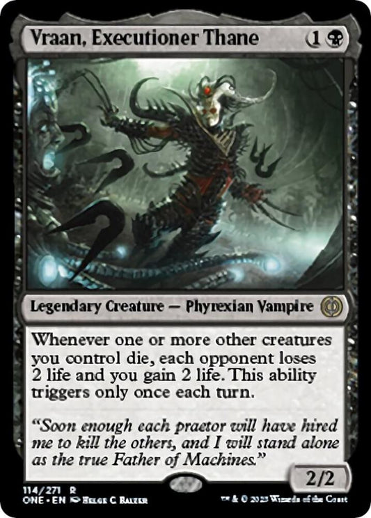Vraan, Executioner Thane #114 FOIL Phyrexia: All Will Be One