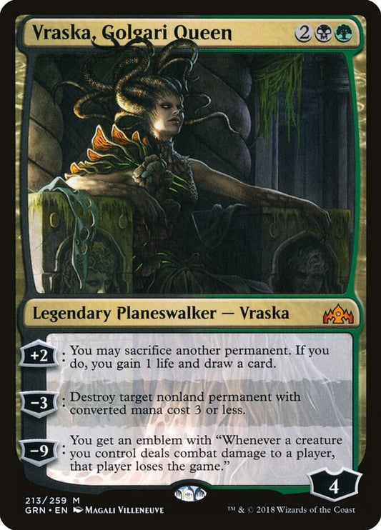 Vraska, Golgari Queen #213 Guilds of Ravnica