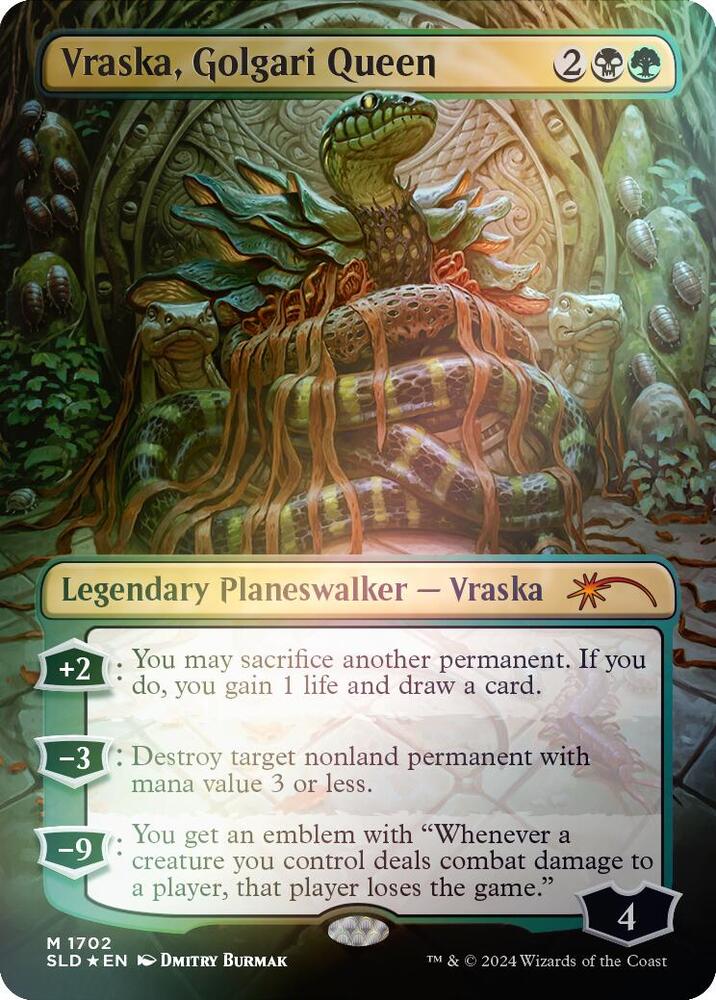 Vraska, Golgari Queen #1702 FOIL Secret Lair Drop Series